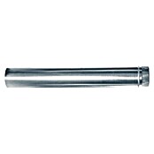 Tubo para estufa galvanizado (Ø x L: 200 mm x 100 cm, Galvanizado, Plateado)