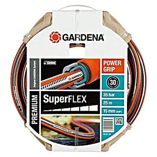 Gardena Manguera para jardín Super Flex (Largo: 25 m, Diámetro tubo flexible: 15 mm)