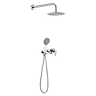 Imex Sistema de ducha empotrado Italia (Con grifo monomando, Número de tipos de chorro: 1 ud., Cromo)