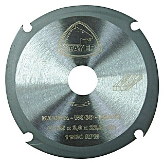 Stayer Disco de corte (Diámetro disco: 125 mm, Apto para: Madera)
