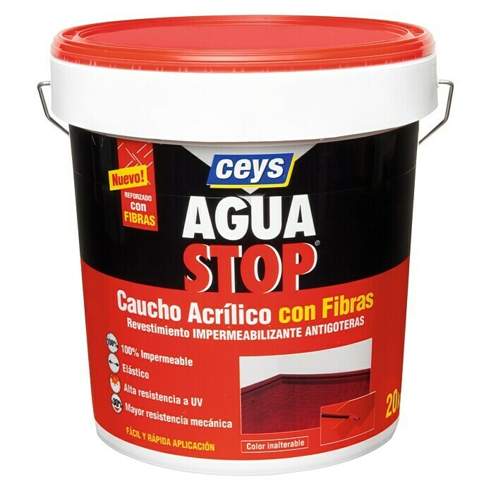 Ceys Impermeabilizante caucho acrílico Agua Stop 