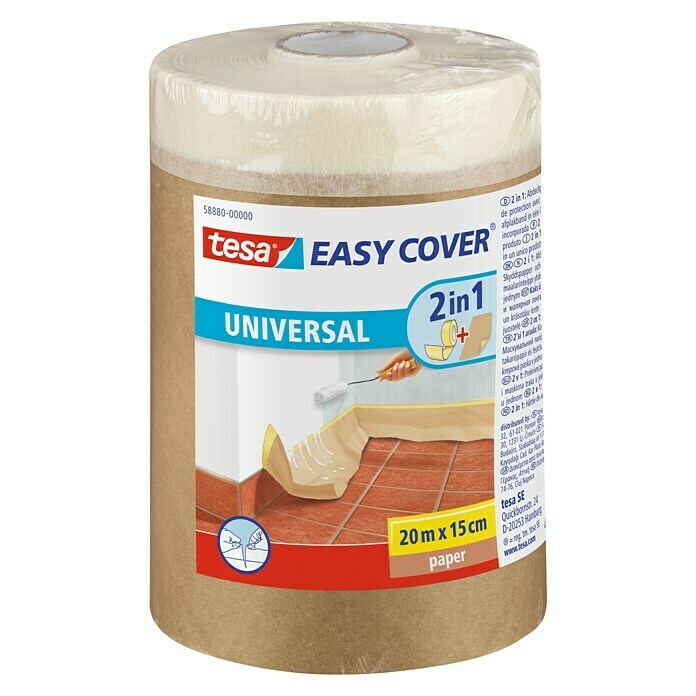 Tesa Easy Cover Papel protector de pintor Universal 