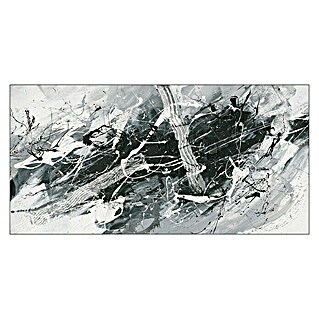 Handgemaltes Bild Handgemalt (Black & White, B x H: 120 x 60 cm)