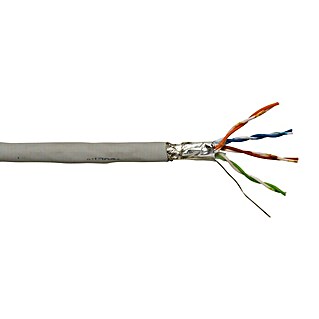 Instalacijski mrežni kabel CAT5 (25 m, Sive boje, Do 1 GBit/s)