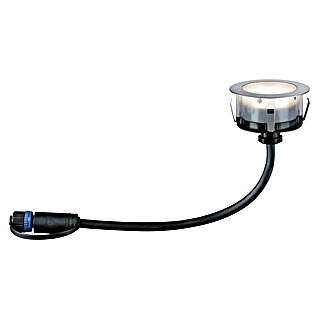 Paulmann Plug & Shine Vrtna LED spot svjetiljka Floor Eco (Promjer: 7 cm, 1,3 W, 24 V, Srebrne boje, IP65)