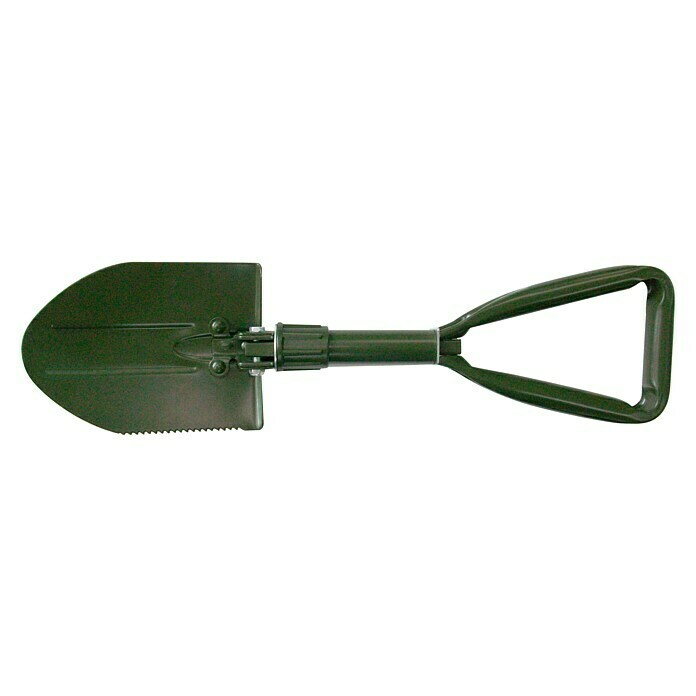 Pala plegable B40450 (Ancho: 12 cm, Verde)