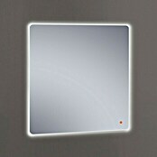 Camargue Espejo con luz LED Rómulo (Dimensiones (An x Al): 80 x 80 cm, Sensor antivaho)