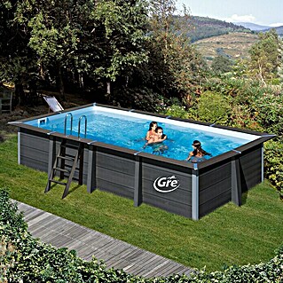 Gre Set piscina completa Avantgarde (L x An x Al: 606 x 326 x 124 cm, Capacidad: 18 m³)