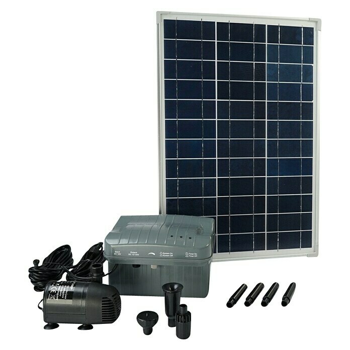 Ubbink Solar-Wasserspielpumpe Solarmax 1000 (5 - 14 W, Fördermenge pro Std.: 1.350 l)