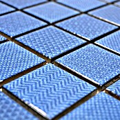 Mosaikfliese Quadrat Celadon Heritage CH C2 (29,8 x 29,8 cm, Blau, Glänzend)