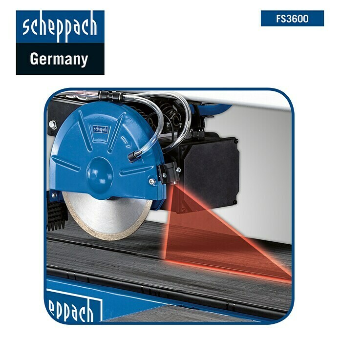 Scheppach Tegelsnijder FS3600 (900 W, Zaagdiepte: 0 mm - 36 mm)