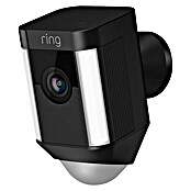 Ring Türkamera Spotlight Cam Wired (Schwarz, Netzanschluss, 2 Wege Kommunikation, IP64)