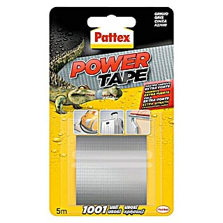 Pattex Cinta adhesiva Power Tape (Gris, 5 m x 50 mm)