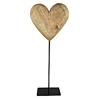 Dekofigur Herz (Höhe: 50 cm, Holz)