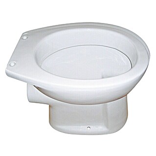 Stand-WC (Ohne Spezialglasur, Spülform: Flach, WC Abgang: Senkrecht, Weiß)