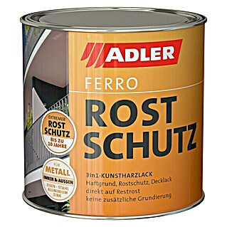 Adler Rostschutzgrund Ferro (Silbergrau, 2,5 l, Kunstharz)