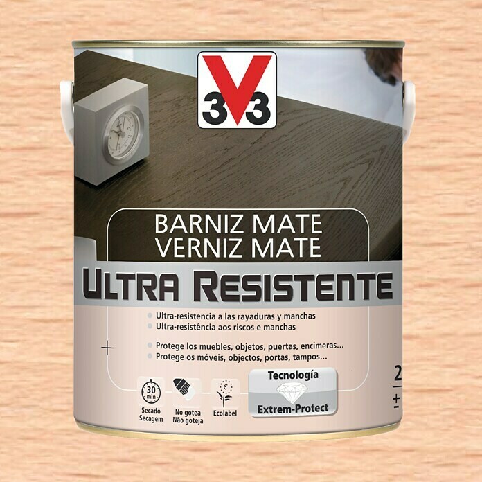 V33 Barniz para madera Mate Ultra Resistente 
