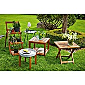 Sunfun Diana Vrtni drveni stolić (44,5 x 44,5 x 40,5 cm, Bagrem, Prirodno smeđe)