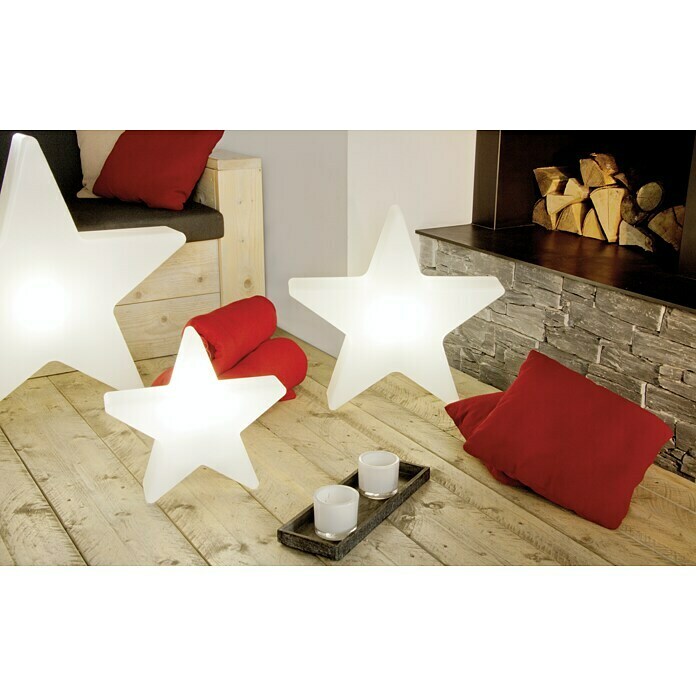 8 Seasons Design Shining LED-Weihnachtsstern Star Mini (6 W, Weiß, Durchmesser: 40 cm)
