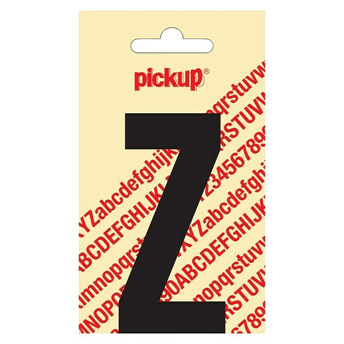 Pickup Etiqueta adhesiva (Motivo: Z, Negro, Altura: 90 mm)
