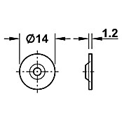 Häfele Magnetverschluss (Haftkraft: 3,5 kg, Ø x L: 13,6 x 17,5 mm, Weiß)