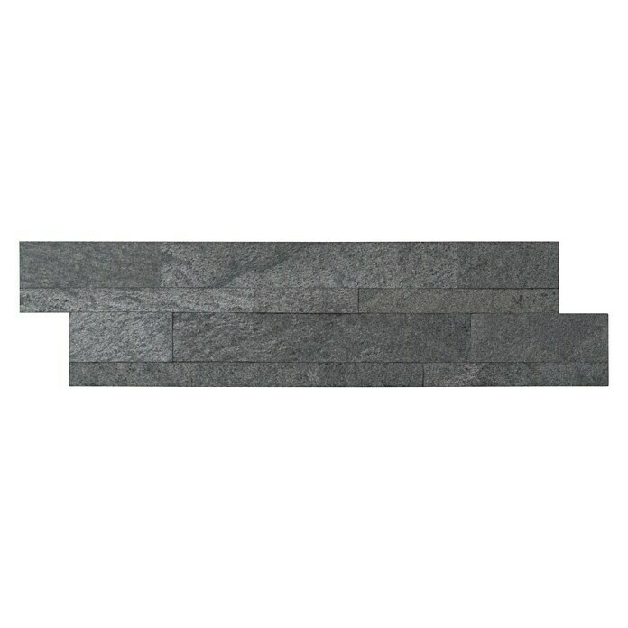 Selbstklebemosaik (60 x 15 cm, Naturstein, Anthrazit)
