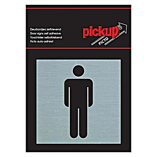 Pickup Sticker (Motief: Heren, l x b: 80 x 80 mm)