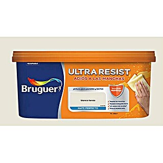 Bruguer Ultra Resist Pintura para paredes (Blanco lienzo, 4 l, Mate)