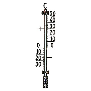 TFA Dostmann Außenthermometer (Anzeige: Analog, Höhe: 27,5 cm, Metall, Altkupferfarben)
