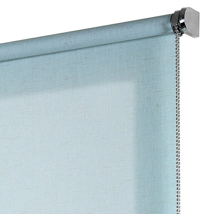 Estor enrollable Roll-up Scandi  (An x Al: 180 x 180 cm, Aguamarina, Traslúcido)