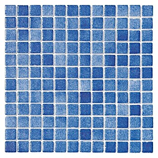 Palazzo Baldosa de mosaico Niebla (31,6 x 31,6 cm, Azul)