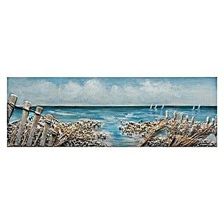 Cuadro pintado a mano Dipinto Sea (Mar, An x Al: 90 x 30 cm)