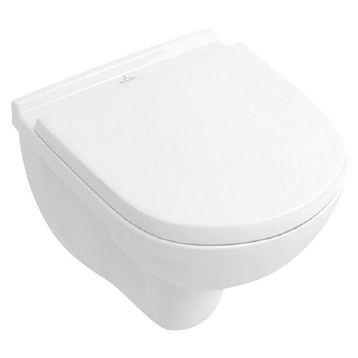 Villeroy & Boch O.novo Wand-WC Compact (Mit schmutzabweisender Glasur, Tiefspüler, Weiß)