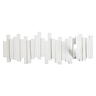 Umbra Garderobenleiste (L x B x H: 49,2 x 3 x 18 cm, Anzahl Haken: 5 Stk., Weiß)
