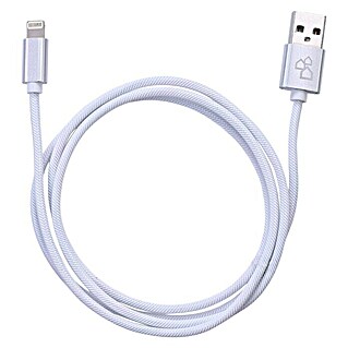 BAUHAUS USB-Ladekabel (Weiß, 1 m, USB A-Stecker, Lightning-Stecker)