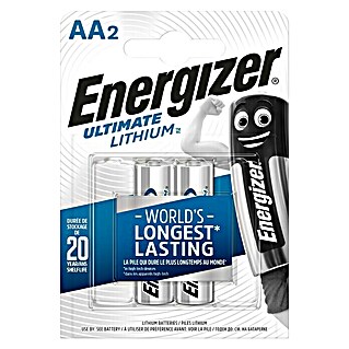 Energizer Batterie Ultimate Lithium (Mignon AA, 1,5 V, 2 Stk.)