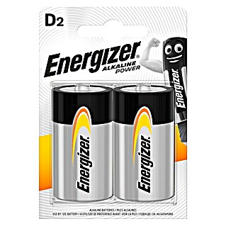 Energizer Batterie (Alkali-Mangan, Mono D, 2 Stk.)