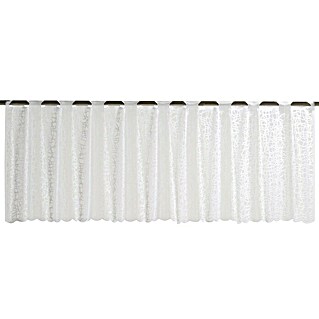 Elbersdrucke Bistrogardine Membran (160 x 45 cm, 100 % Polyester, Uni, Weiß)