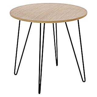 Pomoćni stolić (Ø x V: 48 x 45 cm, Srednje debela ploča od drvenih vlakana (MDF))