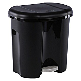 Rotho Kanta za otpad (2 x 10 l, Crne boje, Ovalno, Polipropilen)