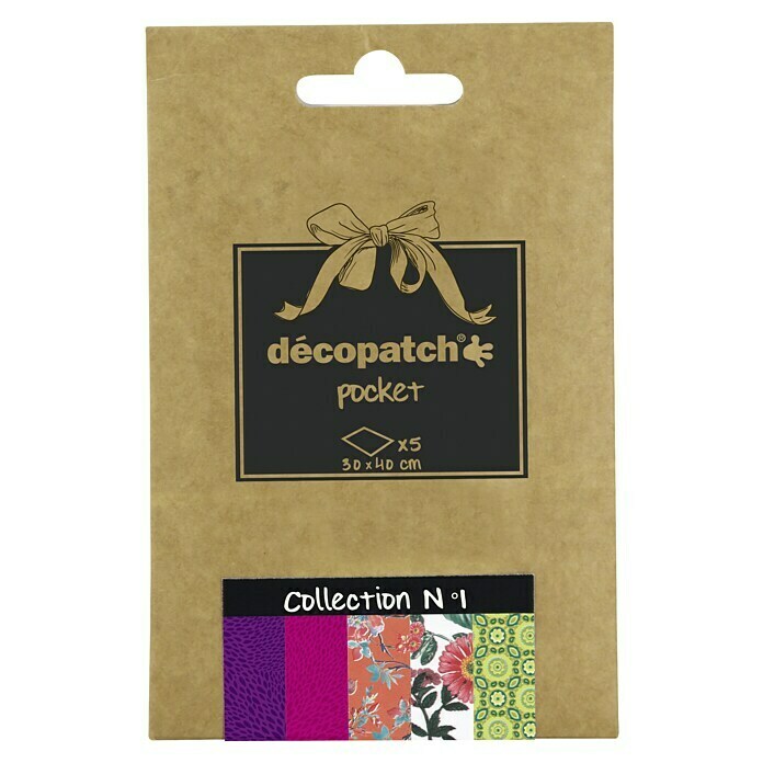 Décopatch Papel decorativo Pocket N1 (40 x 30 cm, Papel)