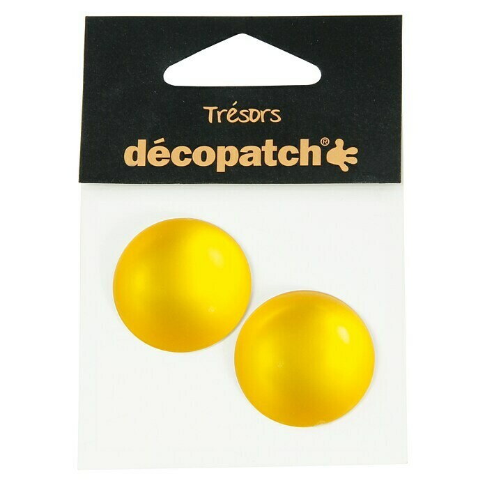Décopatch Pieza decorativa Trésors Cercles amarillo 