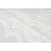Kayoom Kurzflorteppich Monroe I (Weiß, 170 x 120 cm, 100 % Polyester)