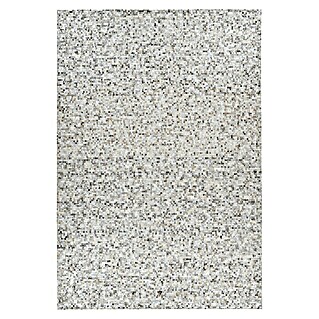 Kayoom Echtlederteppich Finish (Grau/Silber, 230 x 160 cm, 100 % Leder)