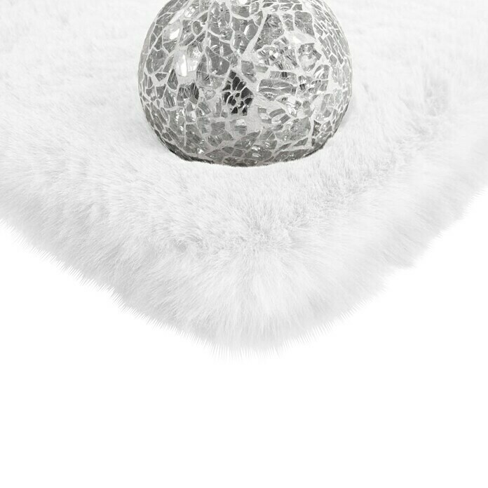 Kayoom Hochflorteppich Rabbit (Weiß, 150 x 80 cm, 100 % Polyester)