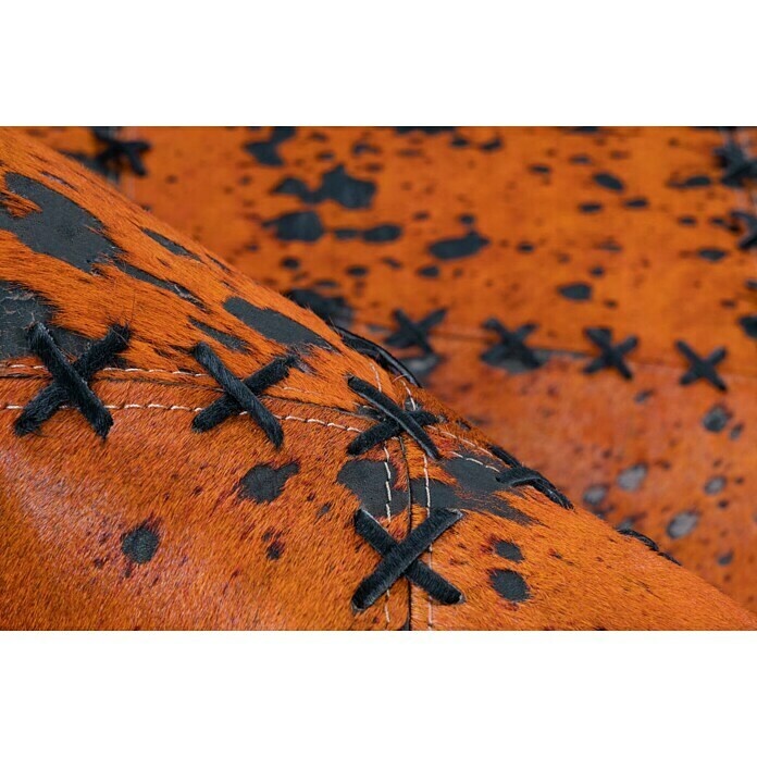 Kayoom Echtlederteppich Viola (Orange, 170 x 120 cm, 100 % Echtleder)
