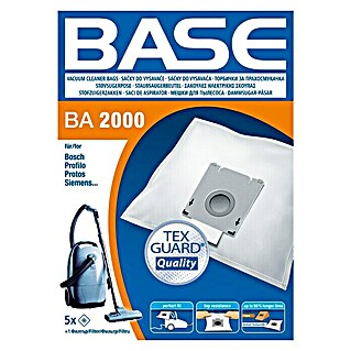 Base Staubsaugerbeutel BA 2000 (5 Stk., Passend für: Bosch Staubsauger)