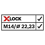 Bosch Professional X-Lock Trennscheibe Standard for Inox (125 mm, Stärke Scheibe: 1 mm, 10 Stk., Geeignet für: Metall)