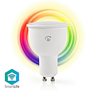 Nedis Smartlife LED-Leuchtmittel (1 Stk., GU10, 4,5 W, RGBW, Dimmbar)