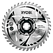 Ryobi Disco de sierra CSB165A1 (Diámetro: 165 mm, Orificio: 16 mm, 40 dientes)